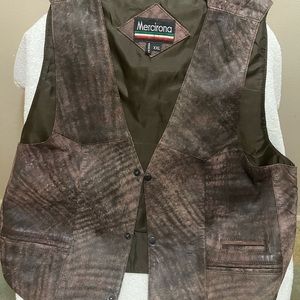 Genuine Leather Men’s Vest